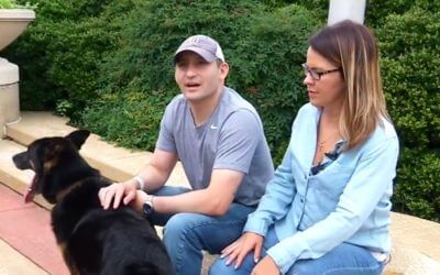 Veteran Reunites With Service Dog After Fighting Cancer