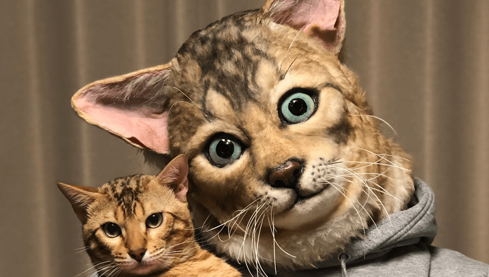 Wear a Realistic (And Terrifying) Version of Your Cat’s Face