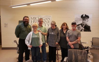 MotorCity Greyhound Rescue Donates Carriers to MHS Statewide Response Team